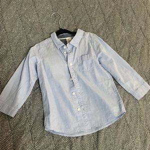 Cotton toddler button down dress shirt